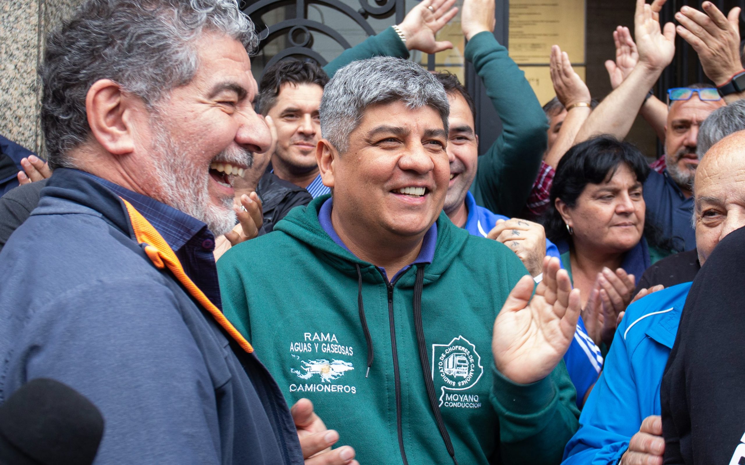 Pablo Moyano se entusiasmó pensando en octubre: "Hacía rato que no íbamos a una plaza por una buena noticia"