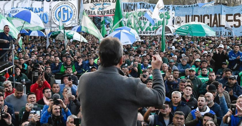 Apalancado por el anuncio de Ganancias, el sindicalismo vuelve a tomar protagonismo en la campaña de Massa