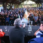 #EXCLUSIVO Mientras le ofrendaba un acto a Javier Milei, Barrionuevo mandó un dirigente al encuentro de la Juventud Sindical con Agustín Rossi