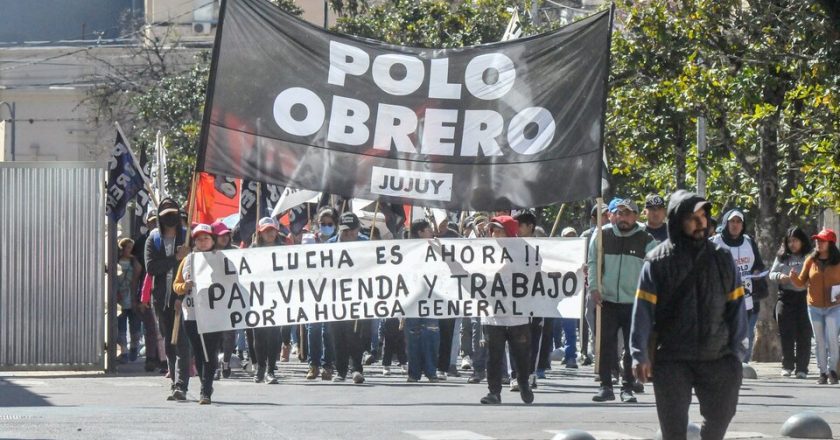 En Jujuy desocupados marcharon con el Polo Obrero y le reclamaron a Morales pan, vivienda y trabajo