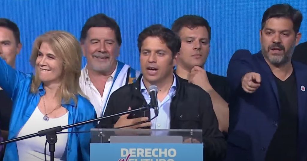 Kicillof le agradeció su triunfo en la Provincia de Buenos Aires a los "compañeros sindicalistas"