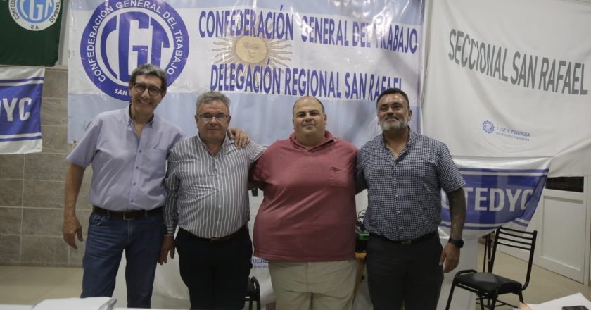 La CGT normalizó una nueva Regional en San Rafael, Mendoza, que no tenía autoridades desde 2008