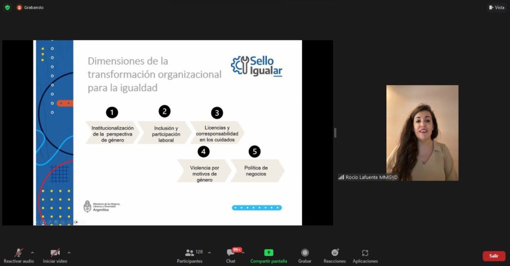 Más de 120 representantes de empresas de todo el país se capacitaron en igualdad de géneros en el ámbito laboral