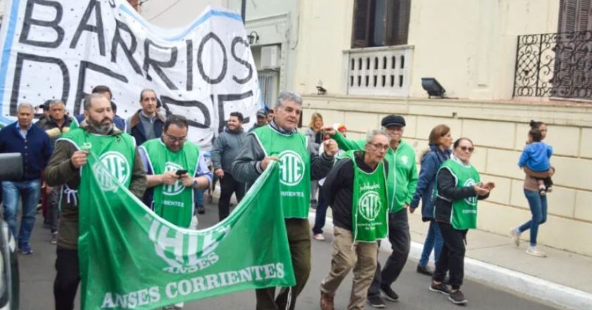 Corrientes: ATE convocó a un paro y movilización de estatales provinciales para el próximo miércoles
