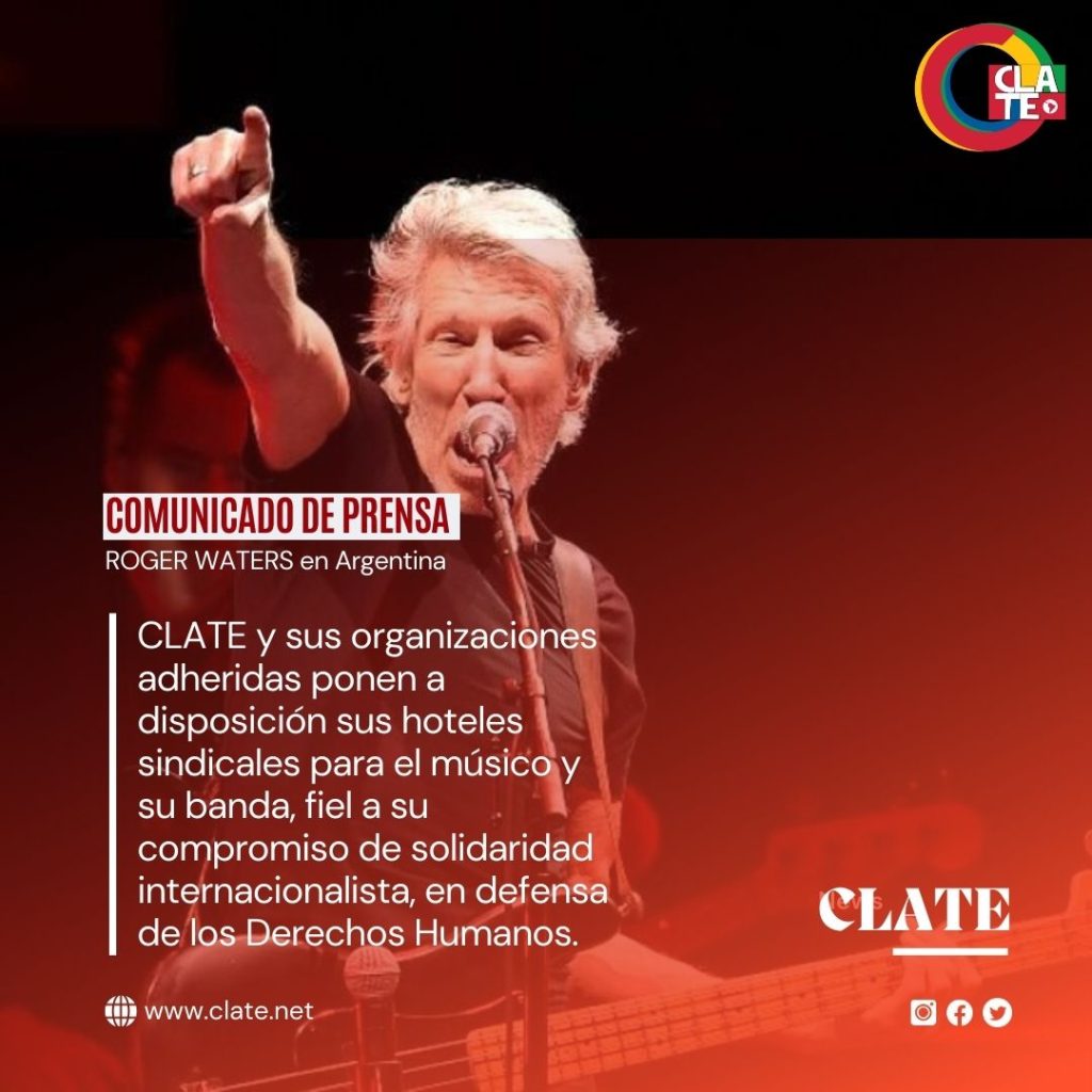 Los estatales salieron a bancar a Roger Waters y, ante las cancelaciones de sus reservas, le ofrecen que se hospede en sus hoteles sindicales