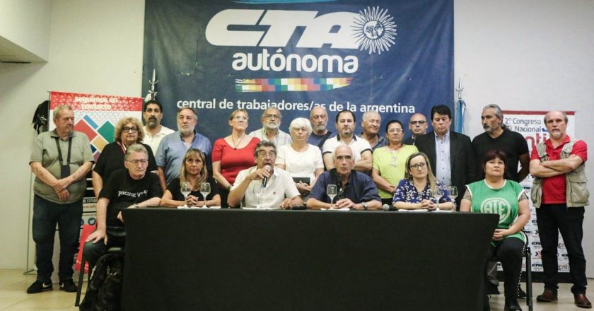 La CTA Autónoma pronosticó una hiperinflación por las medidas anunciadas por Caputo y llamó a la unidad contra el ajuste de Milei