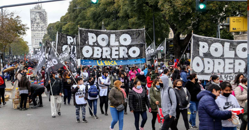 El líder del Polo Obrero Belliboni apuntó contra la criminalización de la protesta y aseguró: «Defenderemos el derecho a manifestarnos»