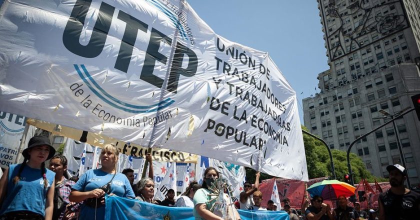 La UTEP, el gremio de las organizaciones sociales, movilizará a los supermercados para reclamar comida ante el recorte de la asistencia alimentaria del Gobierno