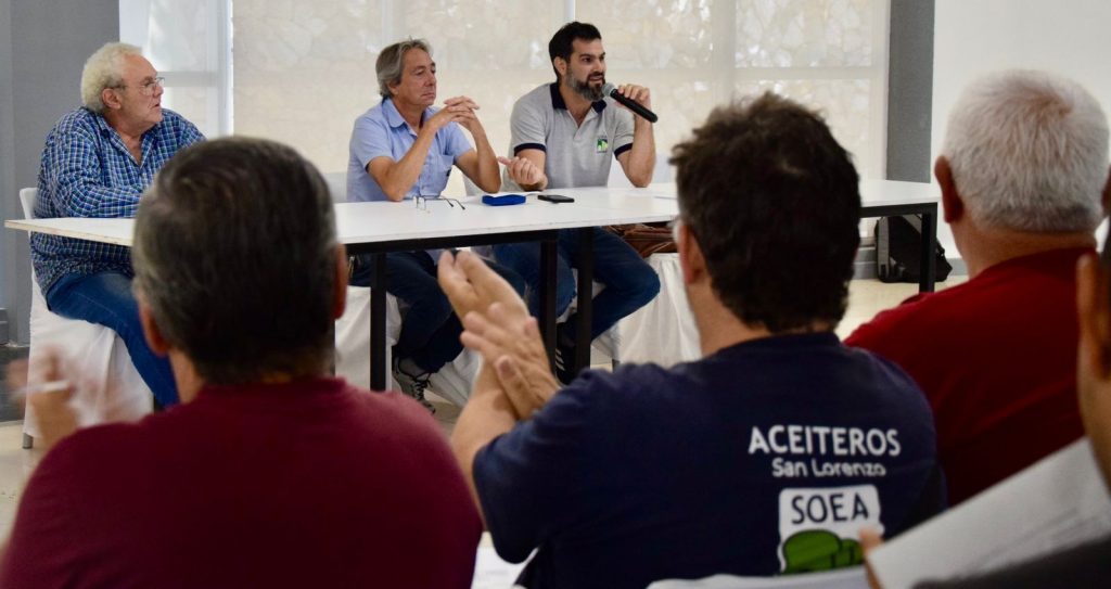 Aceiteros San Lorenzo ya cerró paritarias y se mete en la agenda nacional: "Si esta Ley pasa la puerta del Congreso, la casta va a estar de fiesta"