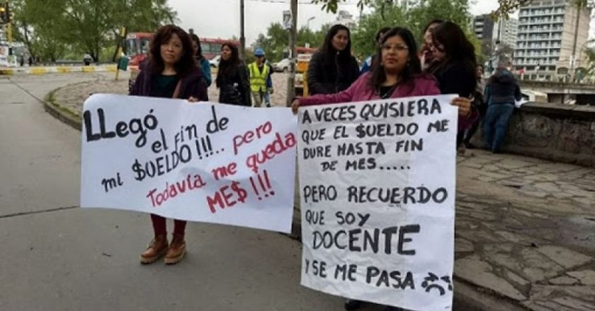 En el inicio de las charlas, los docentes jujeños adelantaron que pedirán en paritarias «un salario inicial igual a la canasta básica»