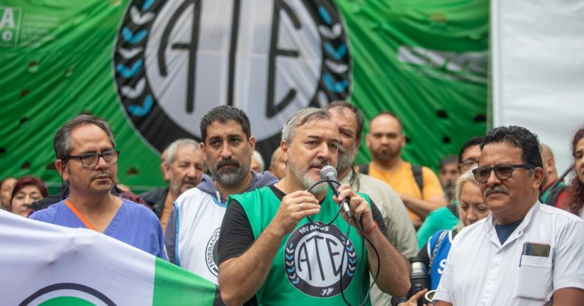 #AHORA ATE respondió el discurso de Javier Milei con la convocatoria a un nuevo paro nacional de estatales