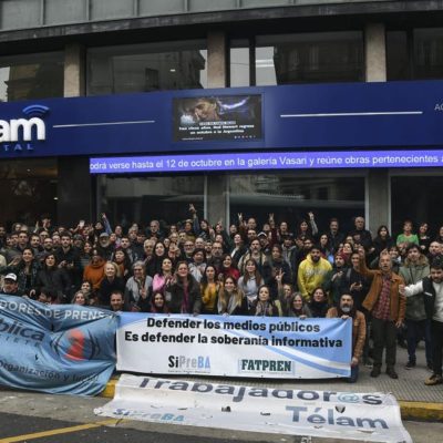 Todas las centrales sindicales repudiaron el cierre de Télam y aseguraron que la decisión «atenta contra la libertad de expresión»