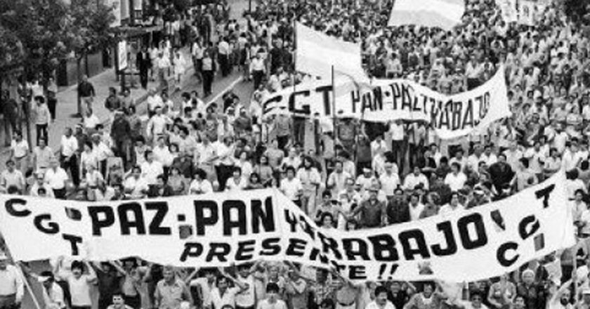 Las 62 Organizaciones convocaron a un acto para el 26 de abril, a 45 años del primer paro contra la dictadura 