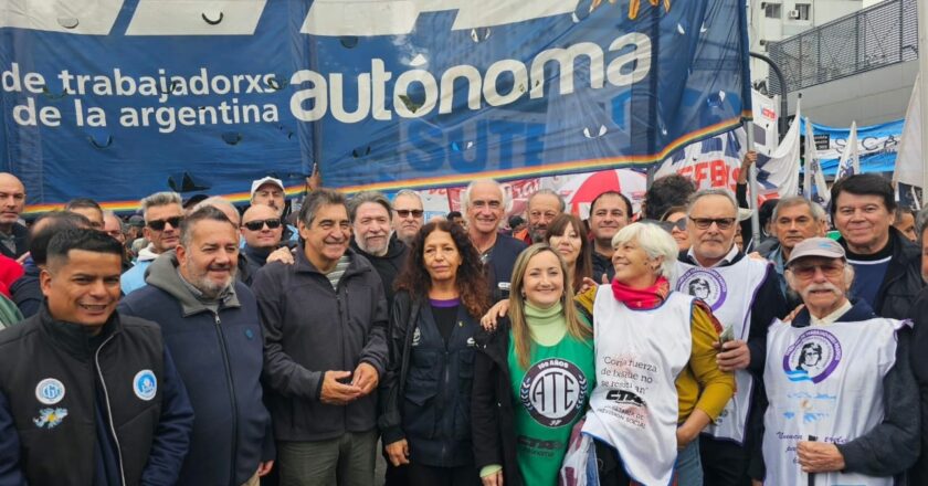La CTA Autónoma se movilizó junto a todas las centrales sindicales, pidió derogar el DNU 70/23 e impedir que avance la Ley de Bases