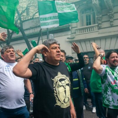 Pablo Moyano: «Si los dirigentes nos quedamos en el escritorio, somos burócratas. Si salimos a la calle, quieren voltear al gobierno. Yo no le veo otra salida que resistir en la calle»