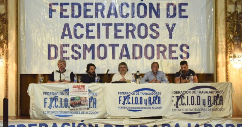 Aceiteros llamó a no votar a candidatos que representen a los intereses empresariales: “No olvidemos nunca que los trabajadores también somos responsables de nuestro destino»
