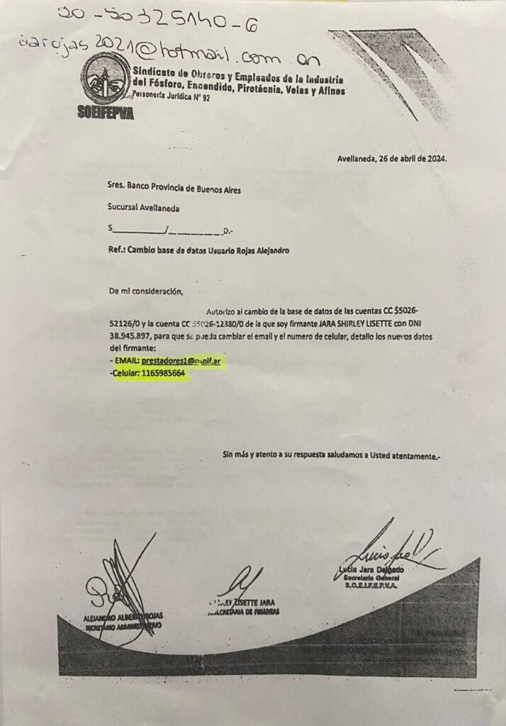Tras el fallecimiento de Jara y la asunción de su hija en su lugar, arde el sindicato del fósforo