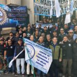 Con una multitudinaria marcha en Rosario y protestas en Santa Fe, los gremios navales llamaron a defender la Marina Mercante