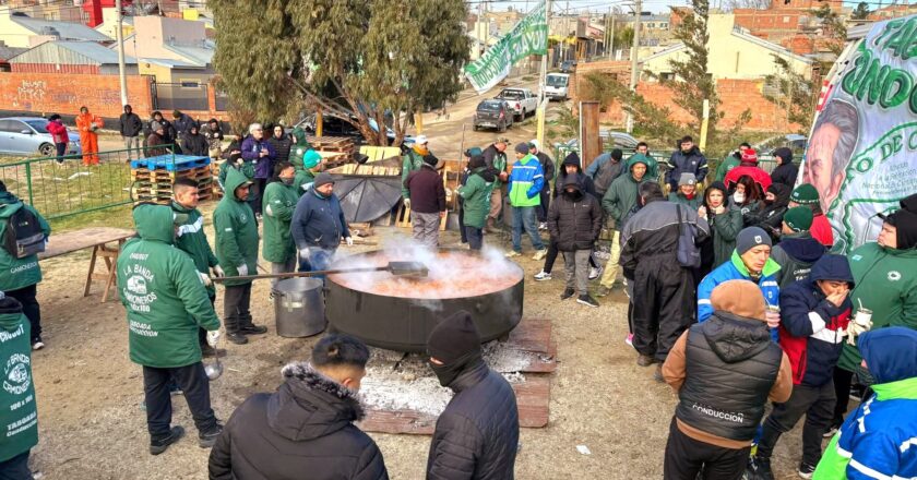 Reapareció Pablo Moyano en una actividad de Camioneros: «Cuando el pueblo tiene hambre, hay que estar»