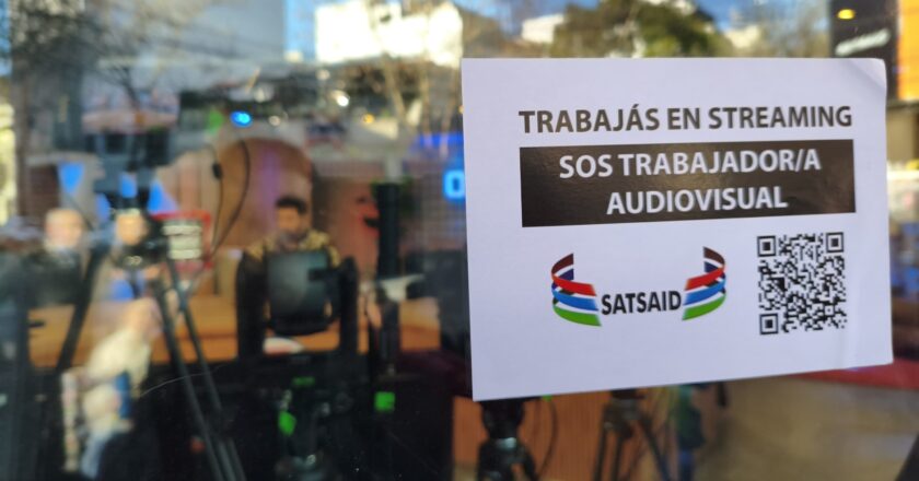 El Sindicato de la Televisión exigió la regularización laboral con una caravana por los canales de streaming que todavía restan encuadrar