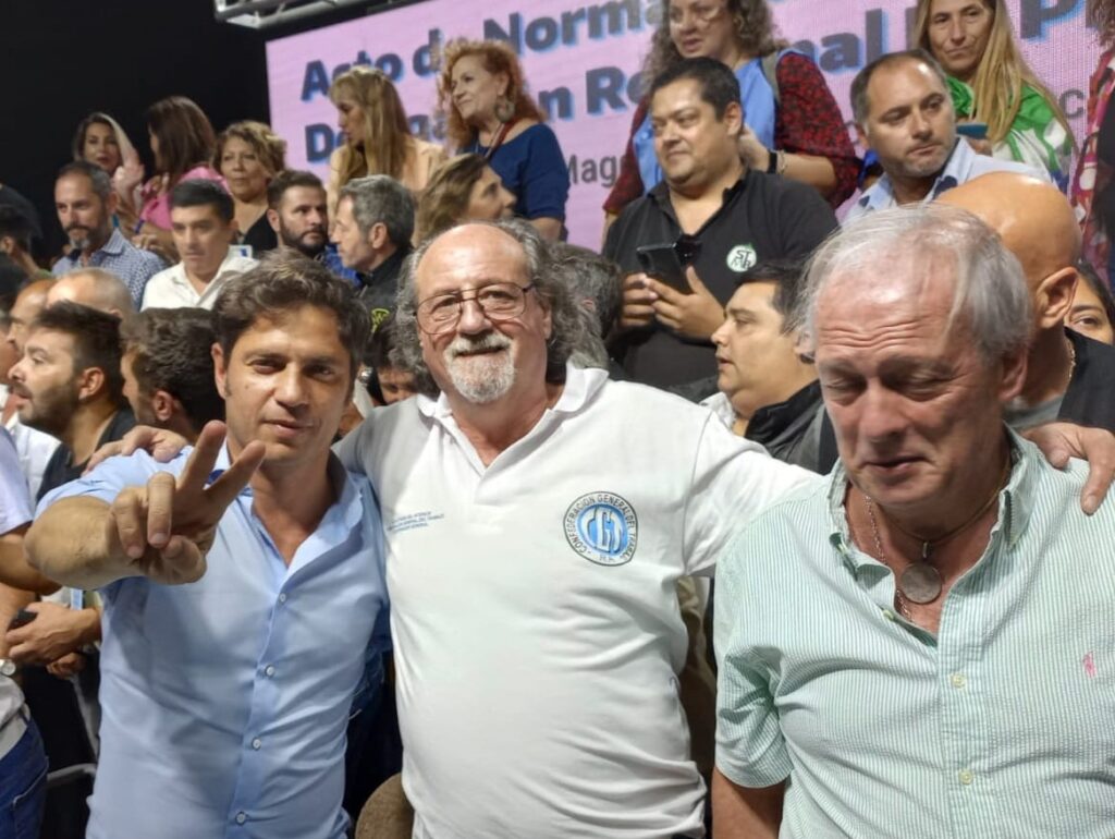 La CGT llevó a su plana mayor a La Plata, respaldó a Kicillof en la interna del PJ y ya explora nombres para las listas