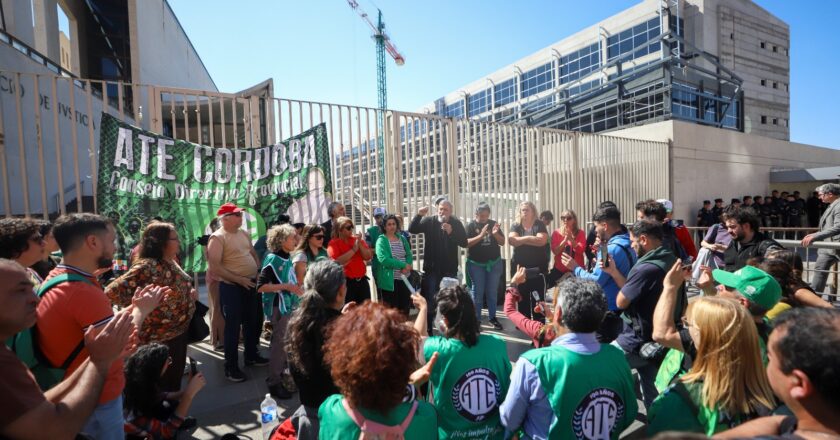 ATE lanzó Paro Nacional de 24 horas con acampes para este martes por la liberación de Giuliani y en rechazo a la represión de Llaryora y Milei