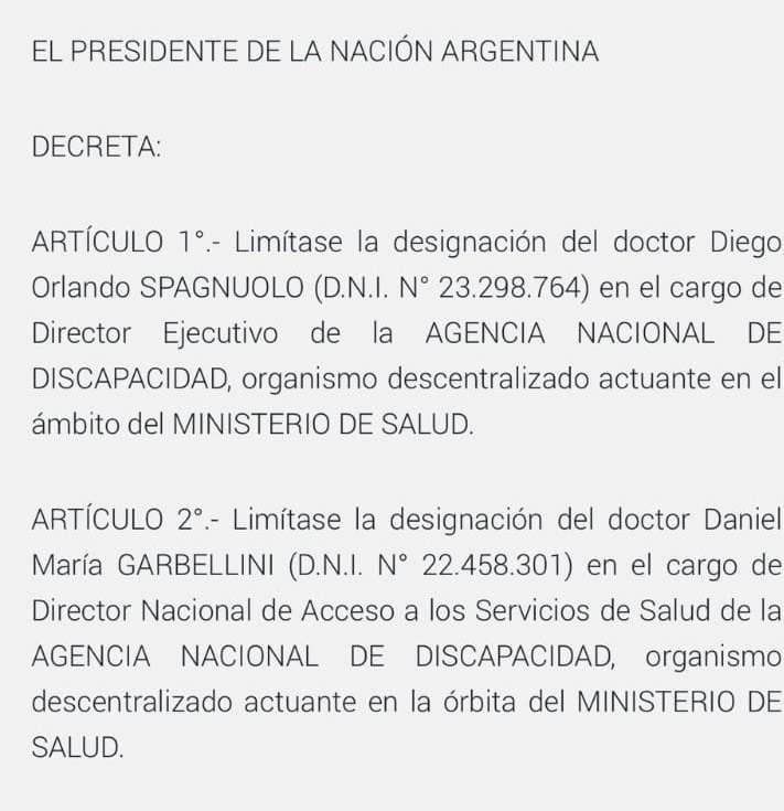 El Gobierno echó junto con Spagnuolo al funcionario señalado por InfoGremiales como clave en la trama de coimas en la compra de remedios que golpea a Karina y a los Menem