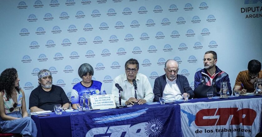 Las CTA denunciaron en Diputados el avance de la criminalización de la protesta social y la profundización de «una estrategia represiva cada vez más violenta, dirigida a sembrar el miedo»