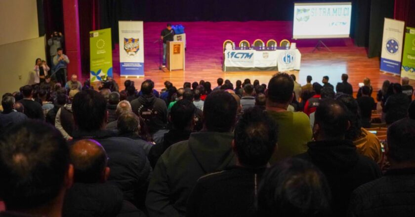 Para charlar de las paritarias en la actividad, Doval estuvo en Cipolletti junto al Bloque Patagónico de Sindicatos Municipales