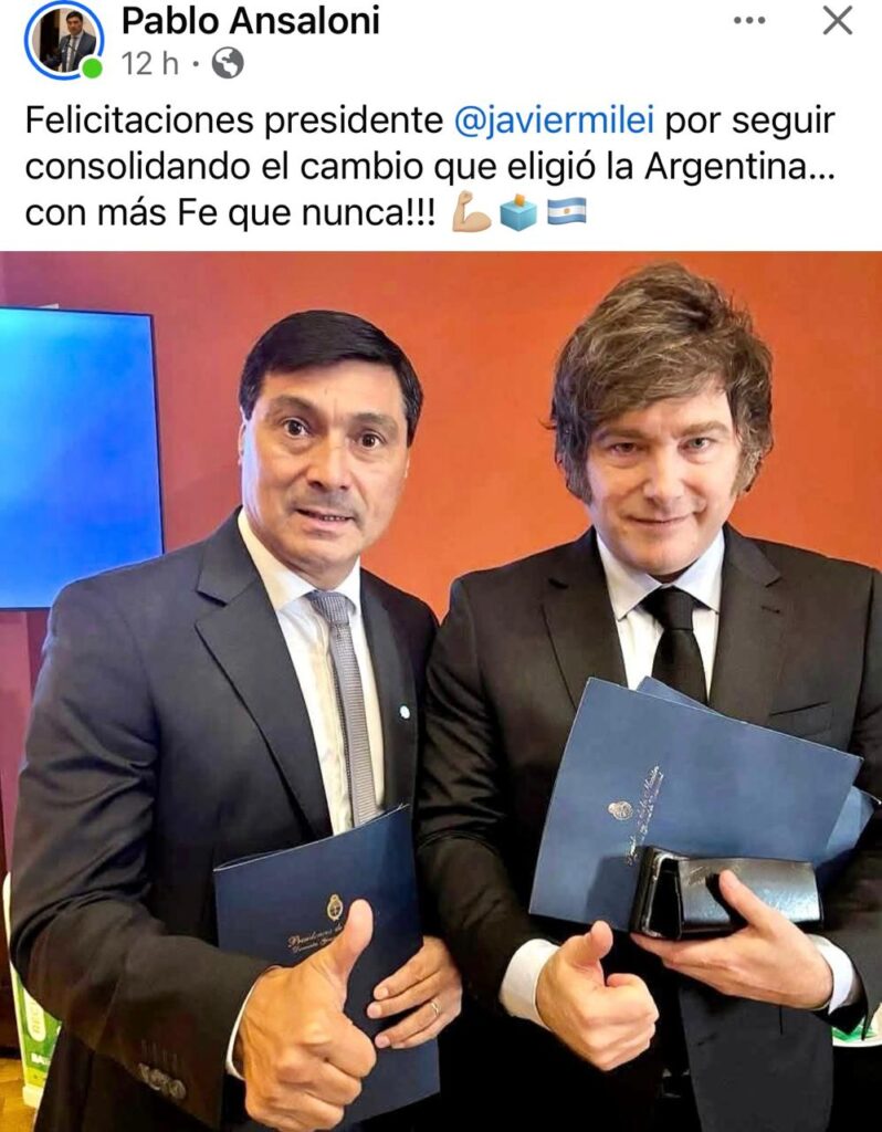 ¿Quién es el sindicalista que festejó el triunfo de Javier Milei a pesar de la promesa de la Reforma Laboral y de que le quitó la bolsa laboral a su sindicato?