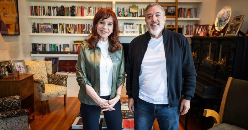 Rodolfo Aguiar se reunió con Cristina Fernández de Kirchner en San José 1111 y debatieron sobre «el Estado que viene»