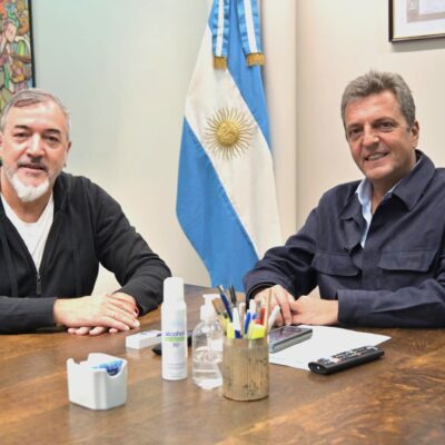 Con una reunión con Rodolfo Aguiar, reapareció Sergio Massa y empezó a debatir sobre la «nueva estatalidad»