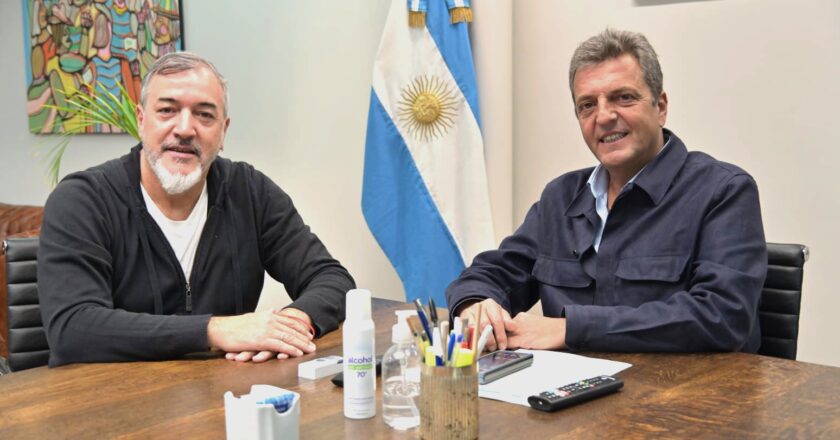 Con una reunión con Rodolfo Aguiar, reapareció Sergio Massa y empezó a debatir sobre la «nueva estatalidad»
