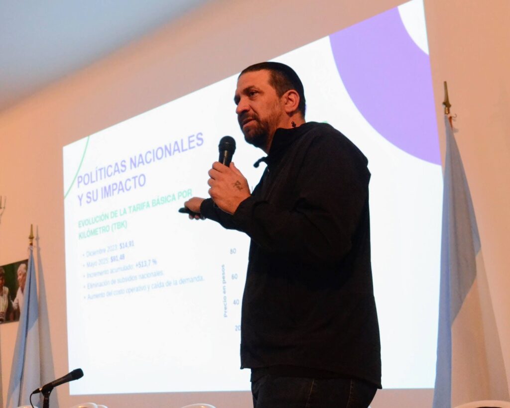 Gramajo expuso sobre la crisis del transporte interurbano de Córdoba: "Requiere políticas estables, previsibles y con mirada federal"