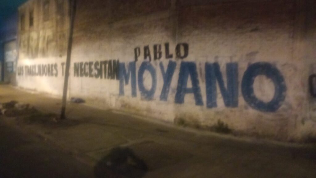 "Pablo Moyano volvé", las pintadas que aparecieron en el Conurbano y que recalentaron la interna Camionera