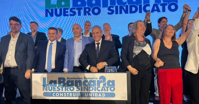 Palazzo asumió un nuevo período al frente de la conducción de La Bancaria: «Unidad y mística para militar la causa de los trabajadores»