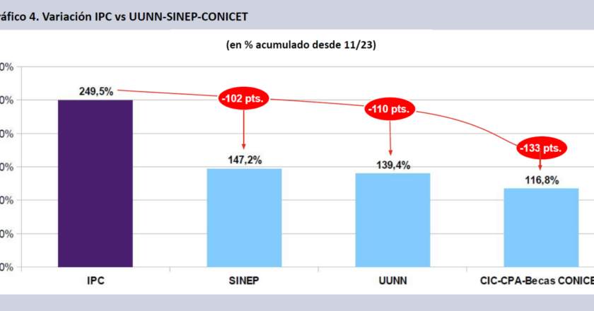 Los salarios de los científicos perdieron un 38% contra la inflación en los dos años de Javier Milei
