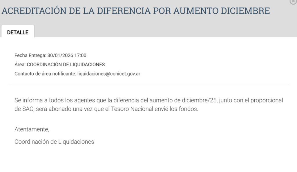 El Gobierno no envió los fondos y los científicos del Conicet no cobraron ni el bono ni el aumento de la "mini paritaria" de estatales