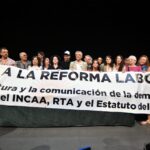 Artistas, periodistas, actores y representantes de la cultura y la comunicación también rechazaron la reforma laboral de Milei
