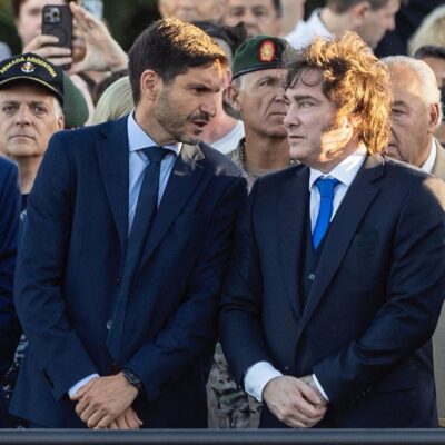 Dos personas detenidas por volantear contra la Reforma Laboral en el marco de la visita de Milei a San Lorenzo