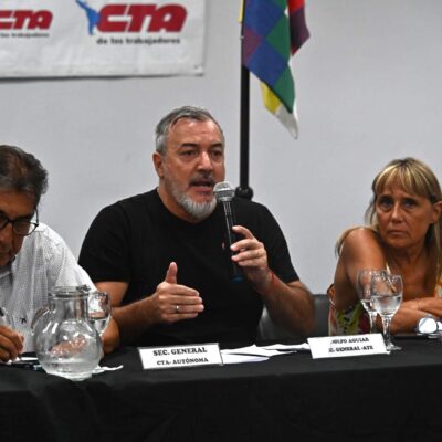 «La herramienta más idónea para enfrentar la reforma patronal del Gobierno es la huelga», planteó Aguiar