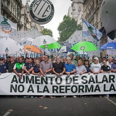 El Frente de Sindicatos Unidos anunció un paro de 36 horas con movilización cuando la Reforma Laboral vuelva al Senado: «Nos conduce a una catástrofe social»