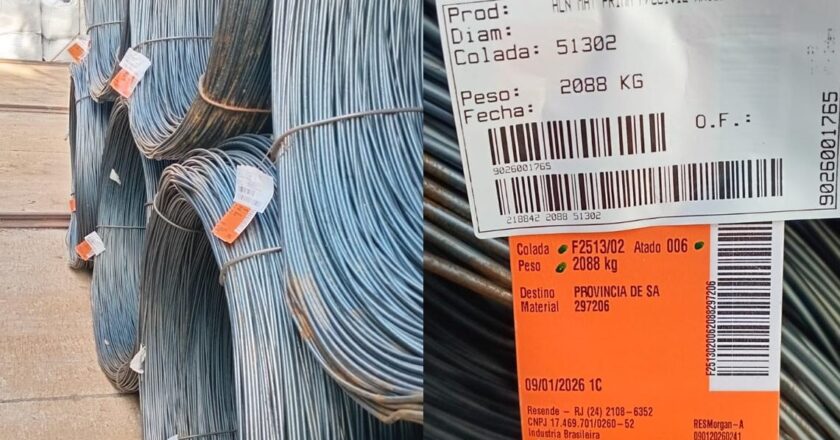 Mientras pide formalmente un freno a las importaciones, Acindar ingresa acero de Brasil que podría producir en su planta de Villa Constitución