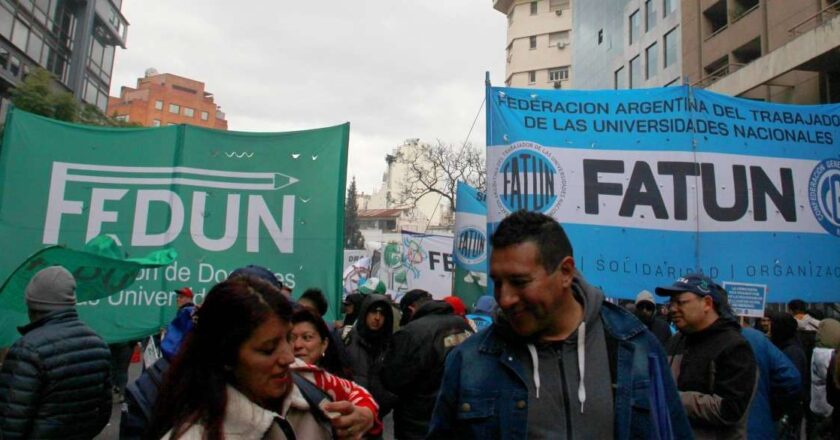 Los gremios universitarios vuelven al paro en reclamo para que el Gobierno cumpla con la ley vigente de financiamiento