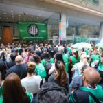 ATE protestó en la Superintendencia de Salud ante el intento de vaciamiento y en medio de las denuncias por corrupción