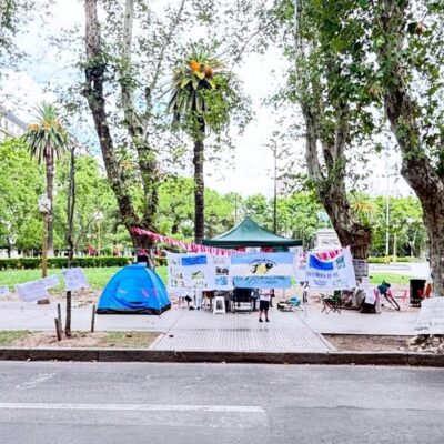 Enfermeros autoconvocados marchan en Santa Fe por un salario básico de $2 millones y reconocimiento profesional