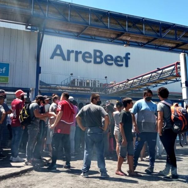 Tras suspender 400 operarios, China bloquea las exportaciones del frigorífico ArreBeef