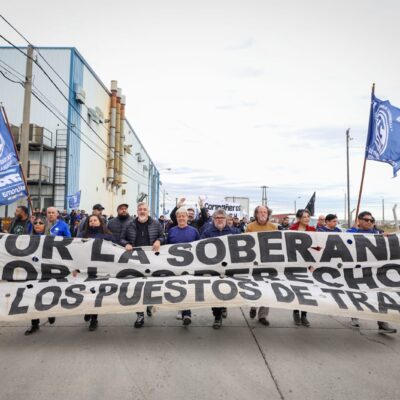 El FreSU movilizó en Tierra del Fuego contra el cierre de empresas y los despidos y fortalece la presencia federal