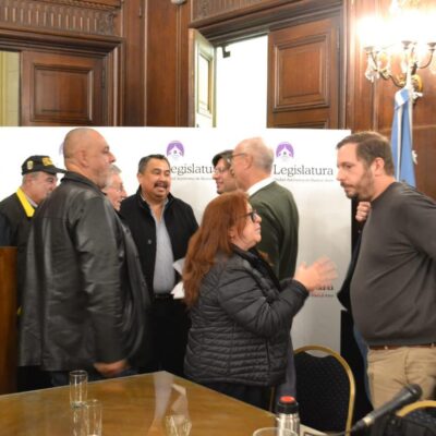 Los taxistas fueron a la Legislatura para militar un proyecto de ley que les iguale las condiciones con las plataformas: «En estos años hemos recibido un terrible daño»
