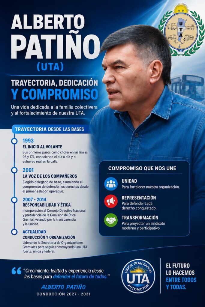 Alberto Patiño desafía electoralmente a un debilitado Roberto Fernández y se abre otra grieta en la castigada UTA